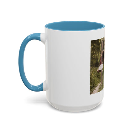 Inspirational Photo Accent Mug — “Being Alive Is the Special Occasion”