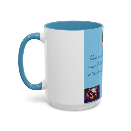 Butterfly Coffee Mug – Rumi Quote – 15oz Ceramic Drinkware