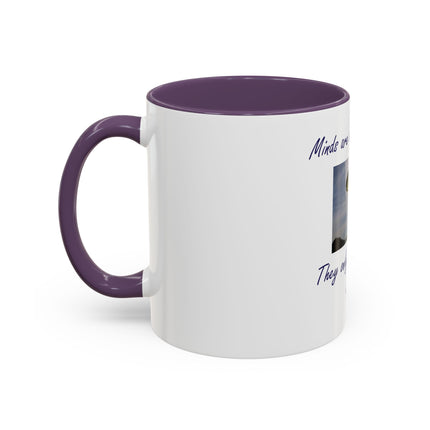 Parachute Minds Coffee Mug — "Minds are like parachutes. They only function when open."