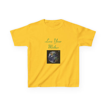 Love Your Mother Kids Tee – Earth-Themed Cotton Shirt