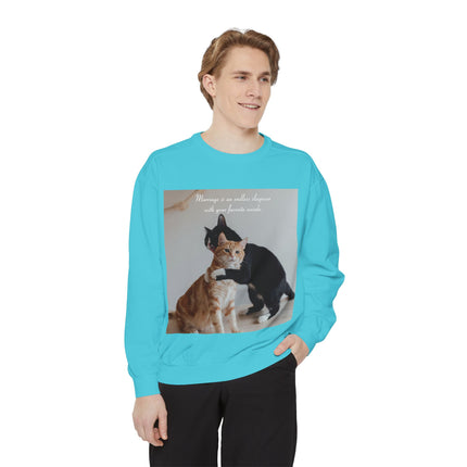 Cute Cat Sweatshirt - Perfect Gift for Cat Lovers