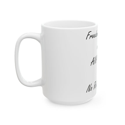 Freedom of Religion Mug – 15oz Ceramic Accent Cup for All Beliefs