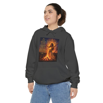 Beltane Fire Hoodie — Inspirational Prayer Design
