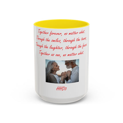 Romantic Coffee Mug – “Together Forever” – 15oz Ceramic