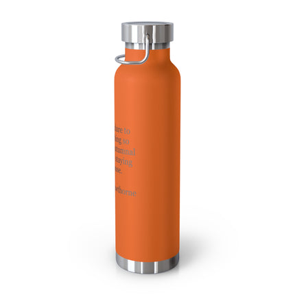 22oz Insulated Bottle – Nathaniel Hawthorne Autumn Quote