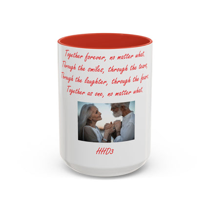 Romantic Coffee Mug – “Together Forever” – 15oz Ceramic