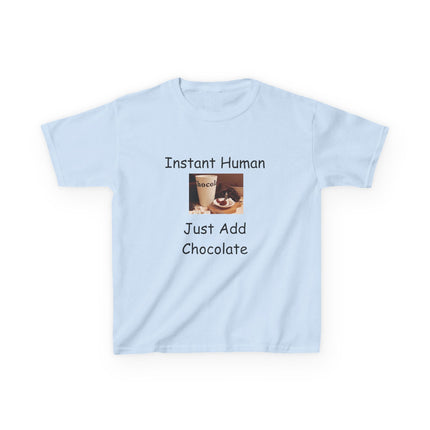 Instant Human Kids Tee – Funny Chocolate Shirt for Sweet Personalities