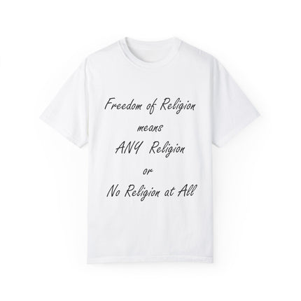 Freedom of Religion Tee – Unisex Statement Shirt for All Beliefs
