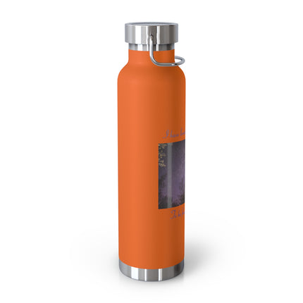 Starry Night Insulated Water Bottle - 22oz, Inspirational Quote