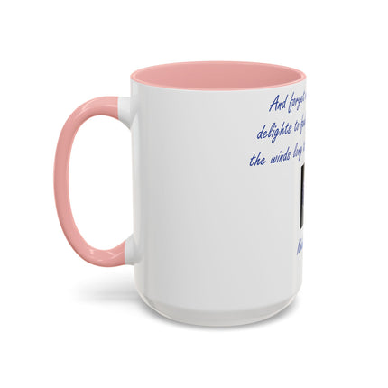 15oz Ceramic Mug with Khalil Gibran Quote | Earth Accent Cup