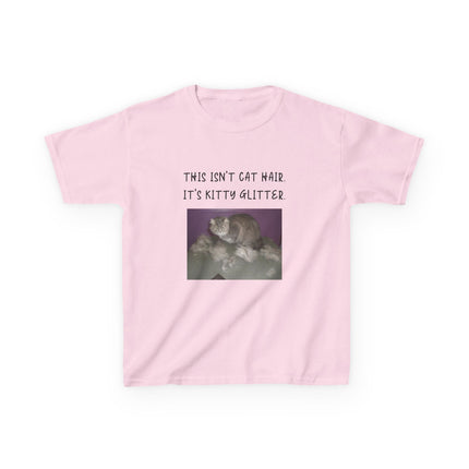 Kitty Glitter Kids Tee – Funny Shirt for Young Cat Enthusiasts
