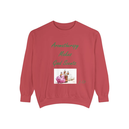 Aromatherapy Sweatshirt – “Makes Good Scents” Unisex Design