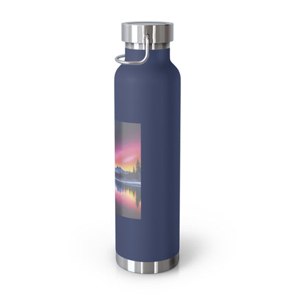 Aurora Landscape Insulated Water Bottle – 22oz Vacuum Flask