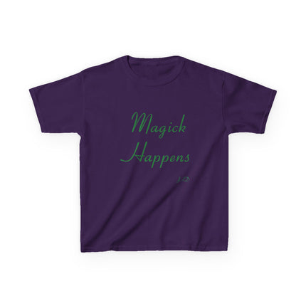 Magick Happens Kids Tee – Cotton T-Shirt for Creative Dreamers