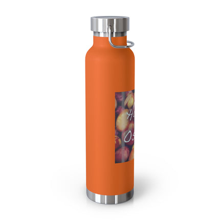 Happy Ostara Copper Bottle — 22oz Vacuum Water Bottle Celebrating Spring Equinox
