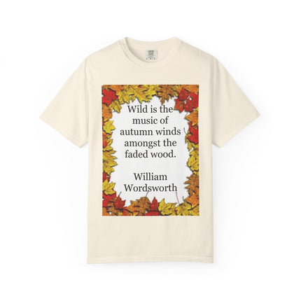 Wordsworth Autumn Quote T-Shirt