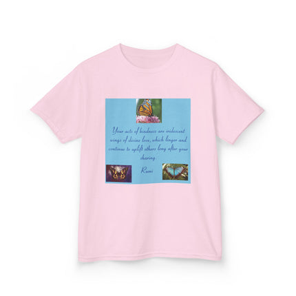 Kids Tee with Butterfly Design – Inspirational Nature Gift