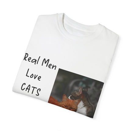 Real Men Love Cats Unisex T-Shirt – Cute Cat Lover Tee