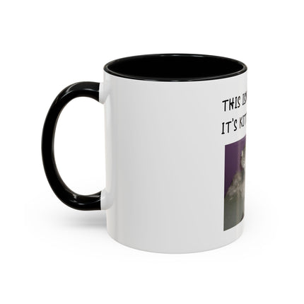 Kitty Glitter Coffee Mug — "This Isn't Cat Hair, It's Kitty Glitter" Accent Mug