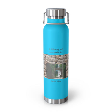 Newton Quote Copper Bottle – 22oz Insulated Flask for Daily Wisdom