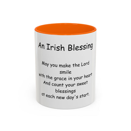 Irish Blessing Coffee Mug — "An Irish Blessing" Inspirational Religious Mug (11/15oz)
