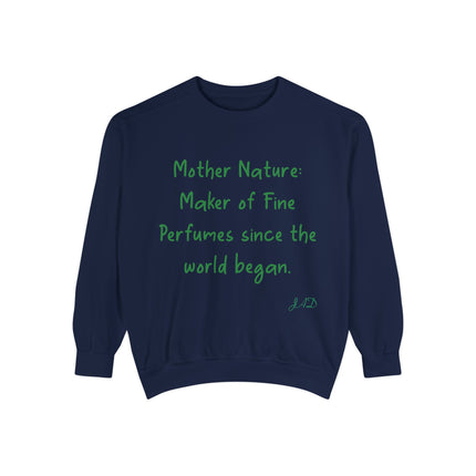 Mother Nature Sweatshirt – Eco-Friendly Unisex Garment-Dyed
