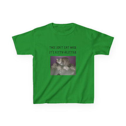 Kitty Glitter Kids Tee – Funny Shirt for Young Cat Enthusiasts