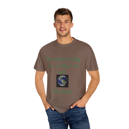 Eco-Friendly T-Shirt – “We Belong to the Earth” Design