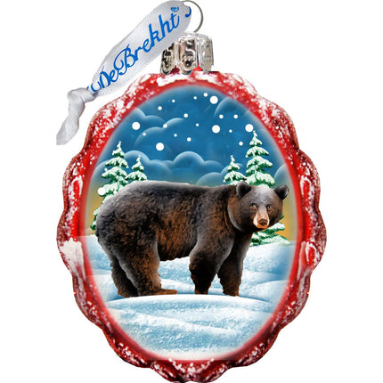 Wildlife Mercury Glass Ornaments Set of 3 by G. DeBrekht - Wildlife Holiday Decor - 770109S3-3