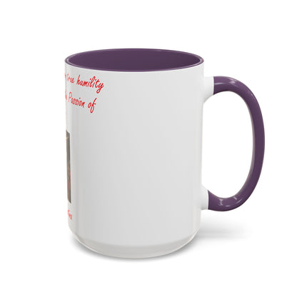 Saint Faustina Quote Mug – Passion of Jesus – 15oz Accent