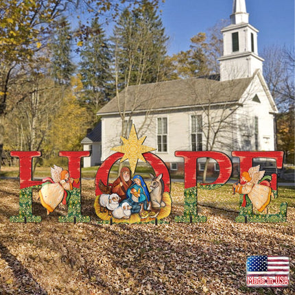 Hope Outdoor Nativity Set by G. DeBrekht - Nativity Holiday Decor - 8121461F-S4L-2