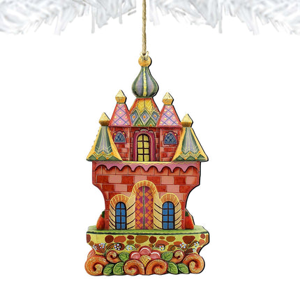 Fairy Castle Wooden Ornaments Christmas by G. DeBrekht - Christmas Decor - 8153315-4