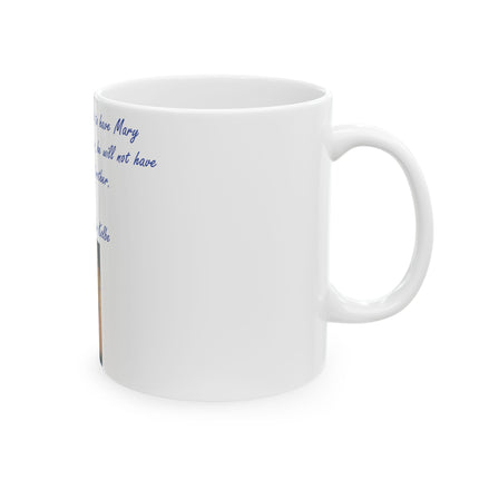 Saint Kolbe Quote Mug – 11oz Ceramic Cup for Faith & Reflection