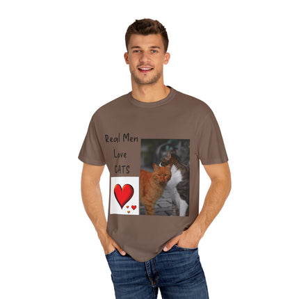 Real Men Love Cats Unisex T-Shirt – Cute Cat Lover Tee