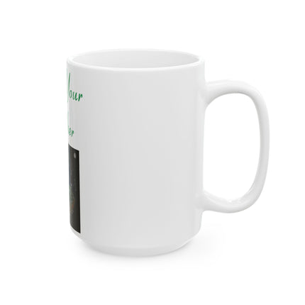 Love Your Mother Mug – 15oz Ceramic Cup for Earth & Coffee Lovers