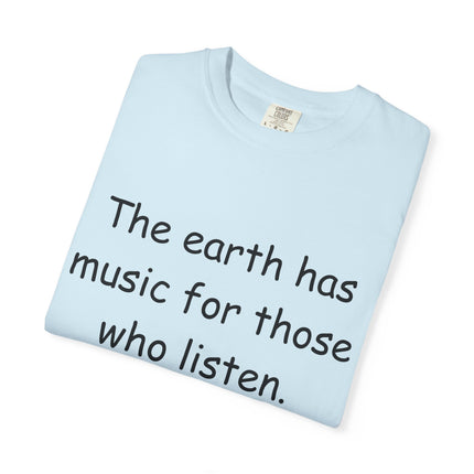 Inspirational Shakespeare Quote Unisex Garment-Dyed T-Shirt