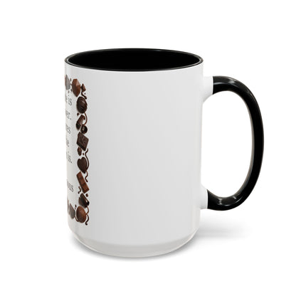 Coffee Mug - "Chocolate is the answer. Who cares what the question is."