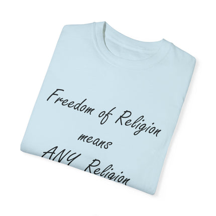 Freedom of Religion Tee – Unisex Statement Shirt for All Beliefs