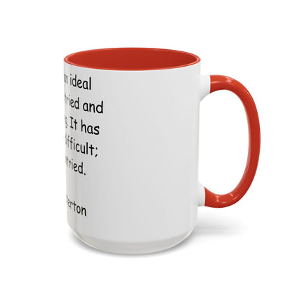 Chesterton Quote Mug - Inspirational Ceramic, 15oz