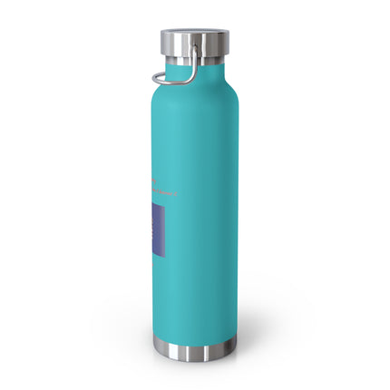 22oz Copper Vacuum Bottle — Patriotic Flag Insulated Water Flask