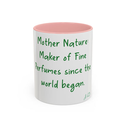 Mother Nature Accent Mug – 11oz Ceramic Cup for Nature Lovers