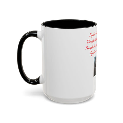 Accent Coffee Mug — 'Together Forever' Romantic Photo Mug (11/15oz)