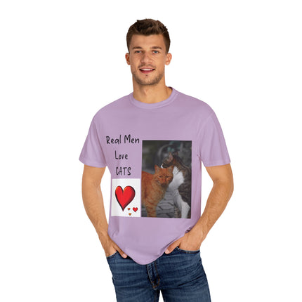 Real Men Love Cats Unisex T-Shirt – Cute Cat Lover Tee
