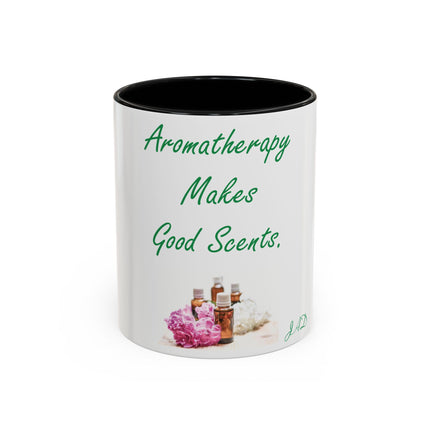 Aromatherapy Accent Coffee Mug - Positive Vibes for Wellness Enthusiasts - 11oz