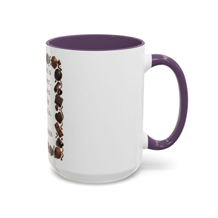 Coffee Mug - "Chocolate is the answer. Who cares what the question is."