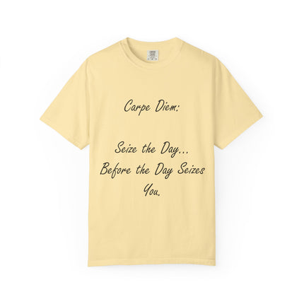 Inspirational Unisex T-Shirt - 'Carpe Diem: Seize the Day'
