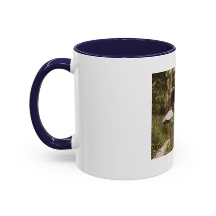 Inspirational Photo Accent Mug — “Being Alive Is the Special Occasion”