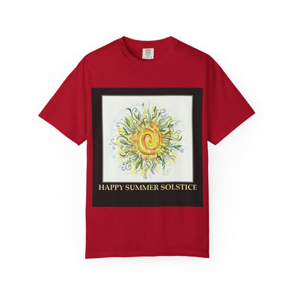 Happy Summer Solstice Unisex Garment-Dyed T-Shirt