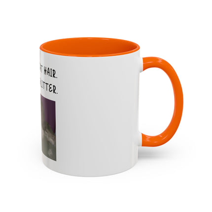 Kitty Glitter Coffee Mug — "This Isn't Cat Hair, It's Kitty Glitter" Accent Mug