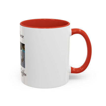 Coffee Mug - "Instant Human Just Add Coffee" Accent Ceramic Mug (11/15oz)